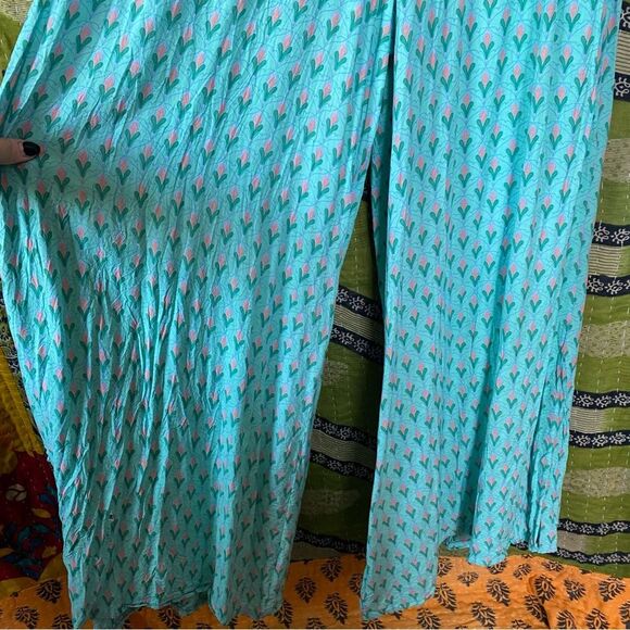 Buddha Sayulita Mint/ Purple Weekend Getaway Jumpsuit Size Medium - Picture 5 of 16